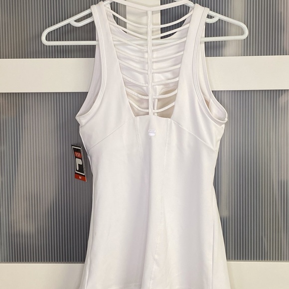 Fila. Women’s Xs. White Tank with built in bra. - Picture 3 of 4
